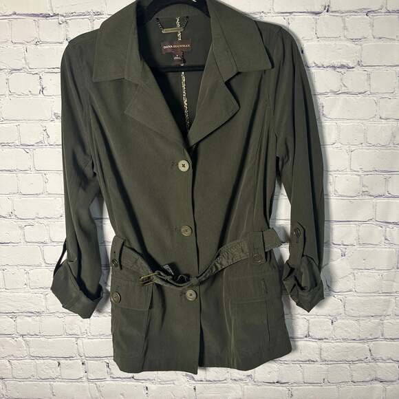 Dana Buchman Jackets & Blazers - Dana Buchman Olive Green Jacket